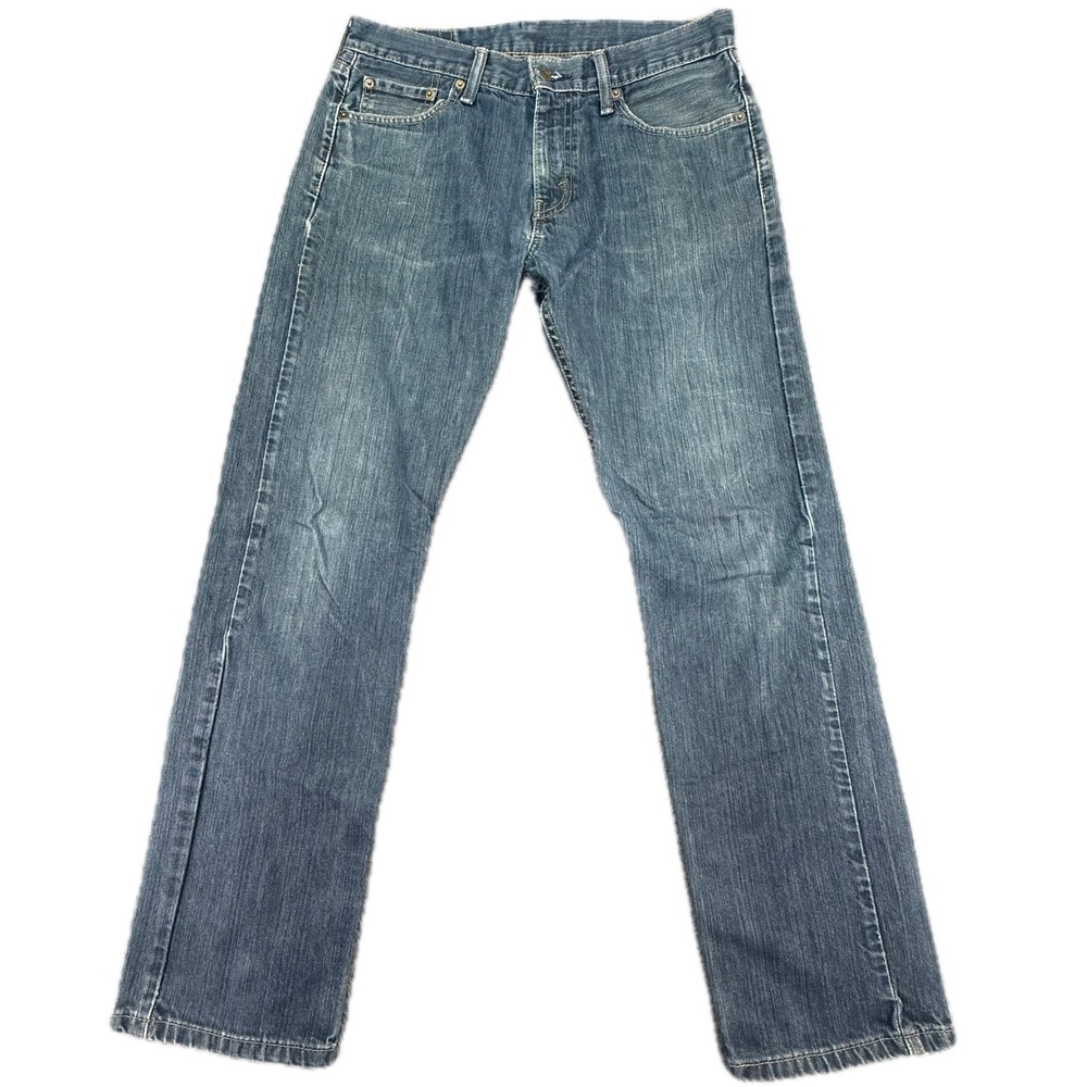 Levi's 504 Regular Straight Jeans Mens 32x32‎ Blue Denim Cotton 29990-0059